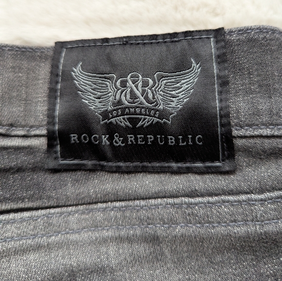 Rock & Republic Mid Rise Skinny Jeans, size 25 - Picture 6 of 8